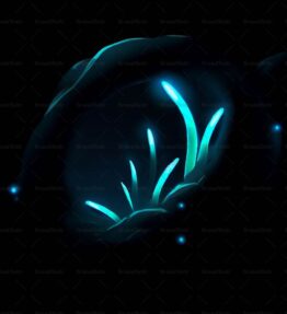 Glühwürmchen in einer Höhle